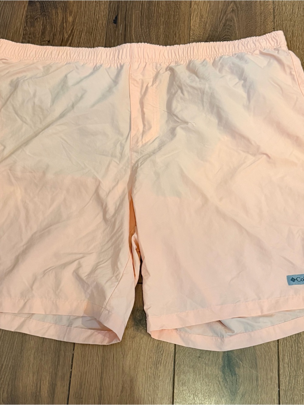Columbia Light Pink Active Shorts with Branded Patch
